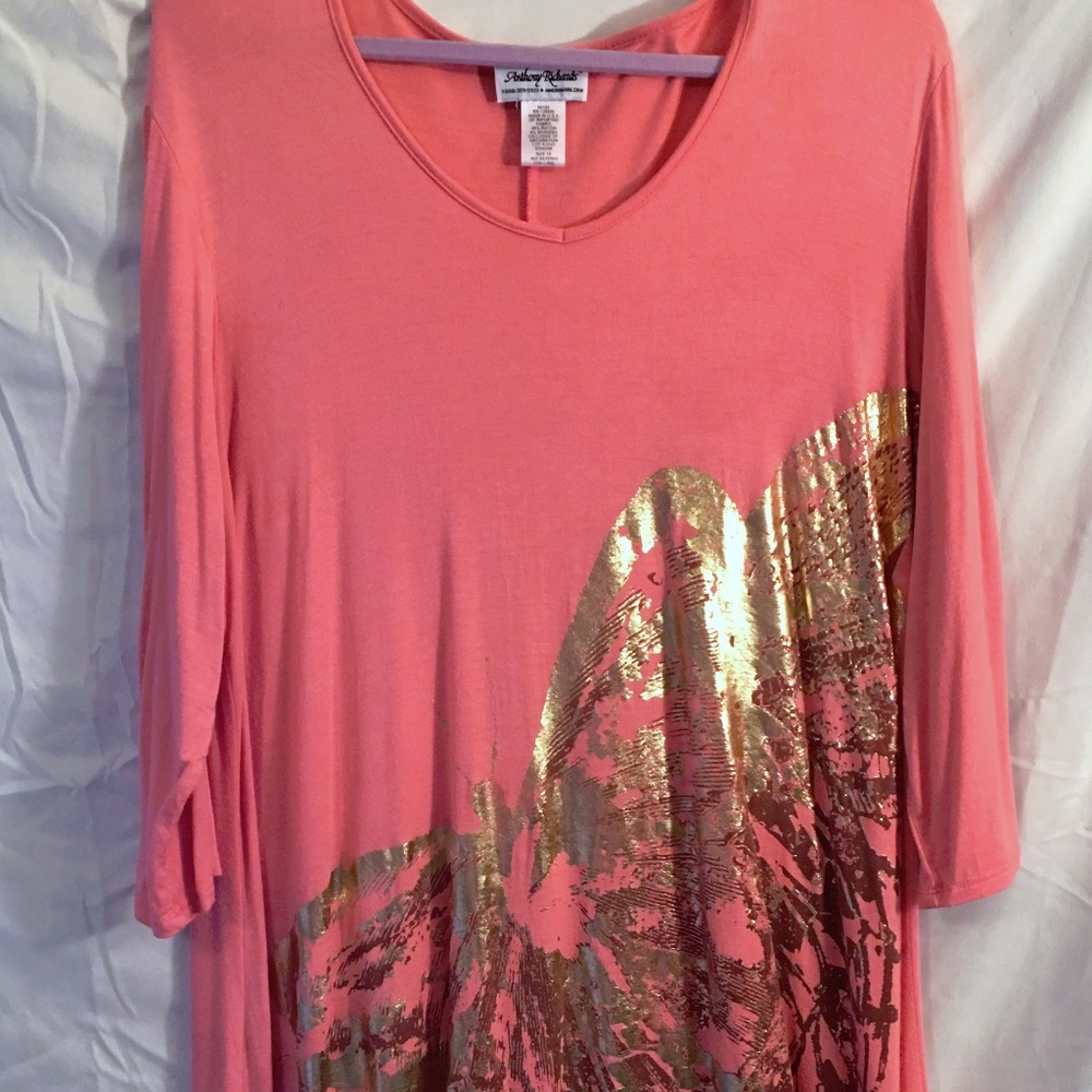Hanky Hem Print Tunic